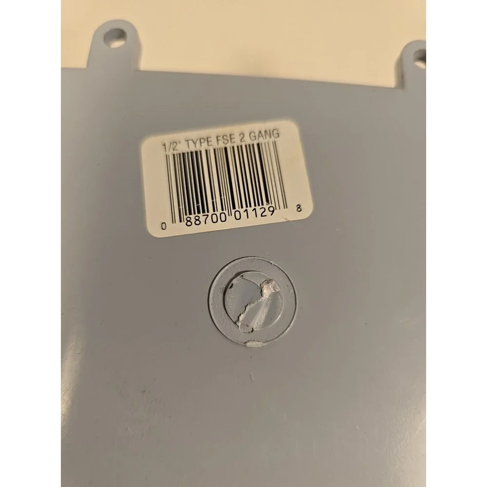 Cantex 5133380 Weatherproof Electrical Box,‎ 37.3 Cu In, Fse Box Type, 2 Gangs,